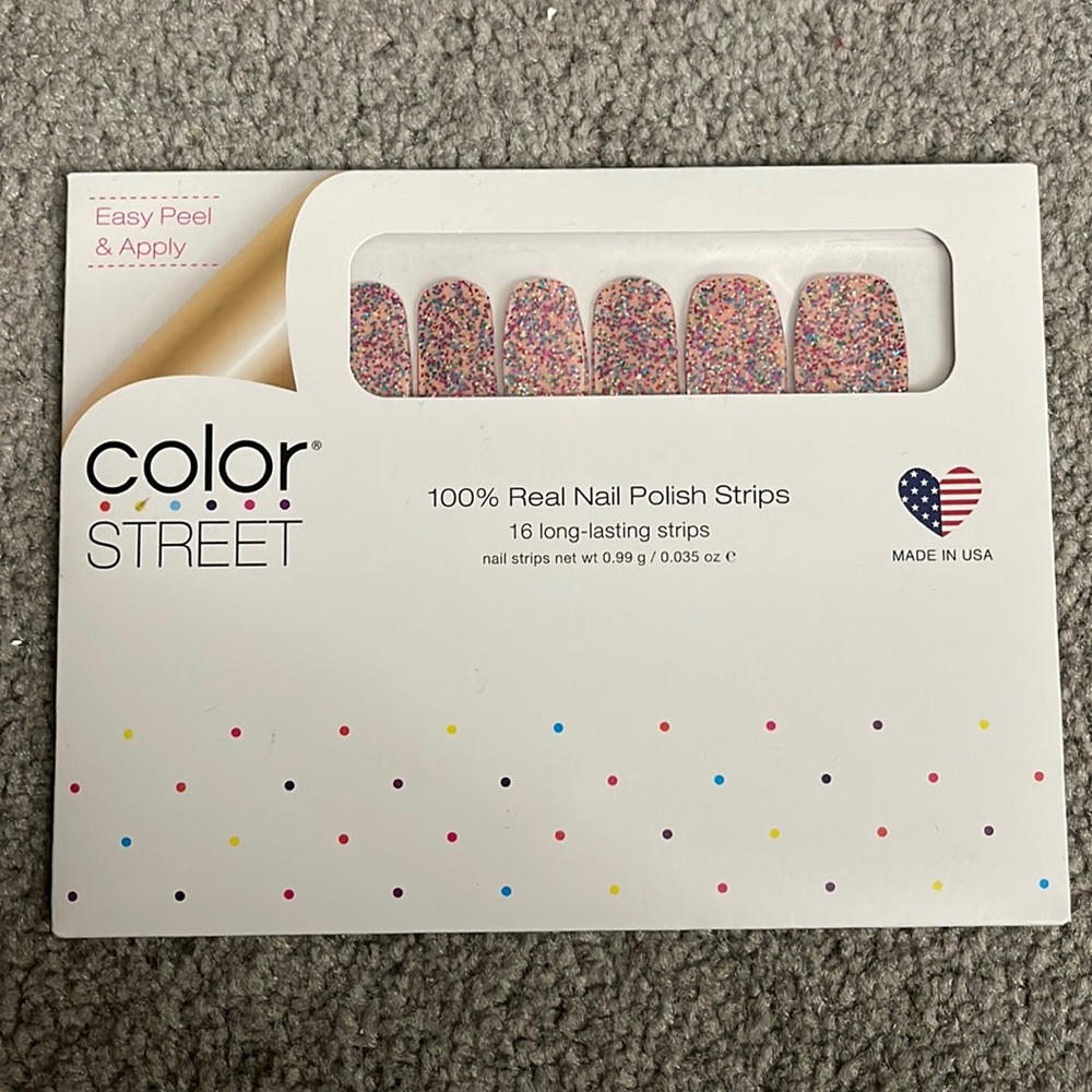 Color Street 100% Real Nail Polish Strips - Party In The USA
